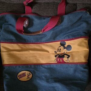 Disney Mickey Mouse Blue and Yellow Tote Bag
